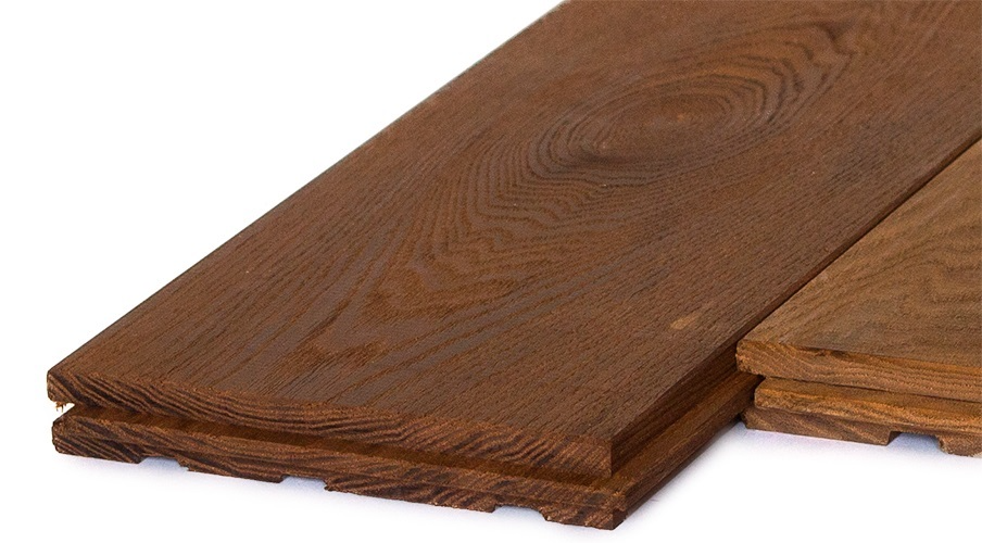 Массивная доска Termo Wood Термоясень сорт Экстра 400-1800х155х20 мм, масло