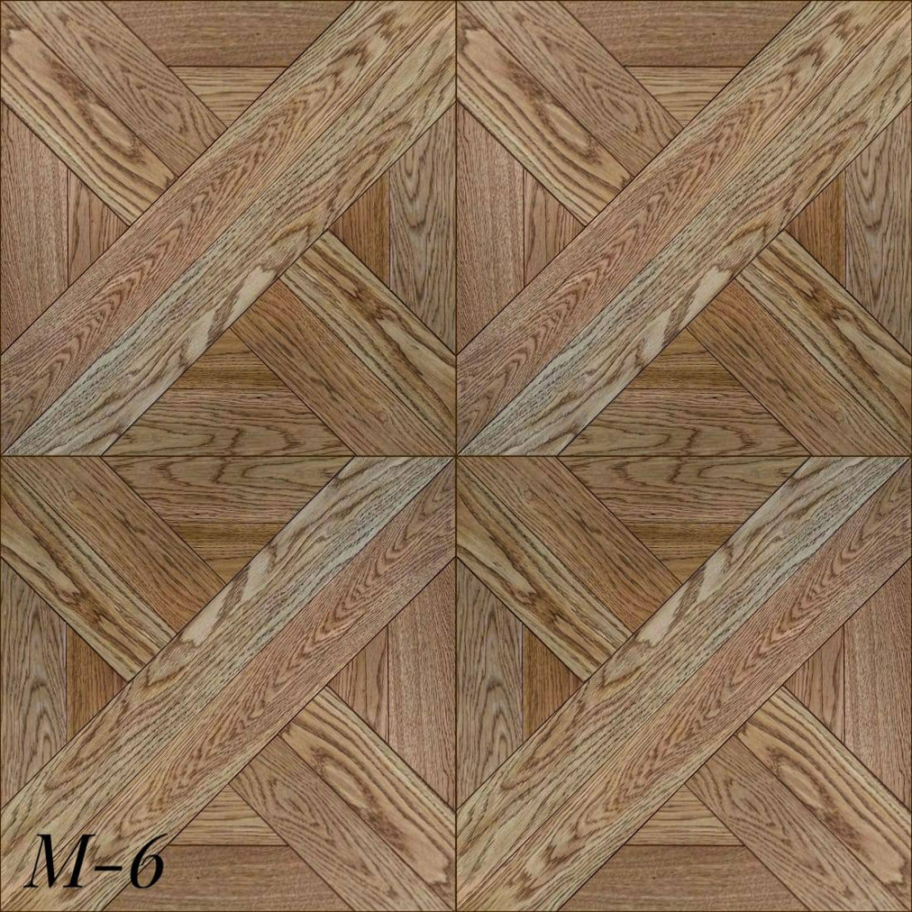 Модульный паркет М-6 Дуб масло 520х520х15 мм