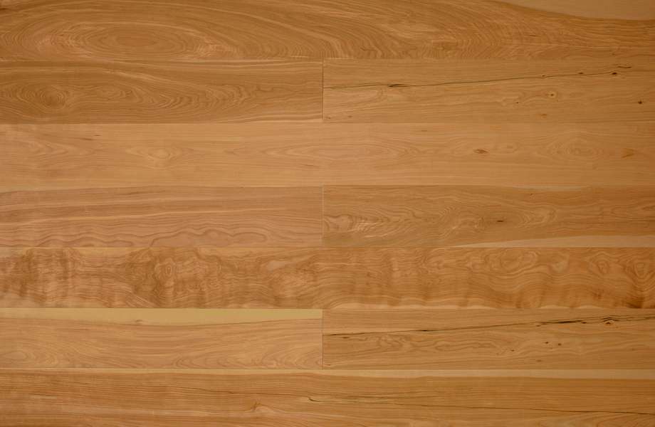 Паркетная доска AmberWood Фьюжен Береза желтая Карамель Кантри лак 909х125х14 мм (0,909 м2/упак)