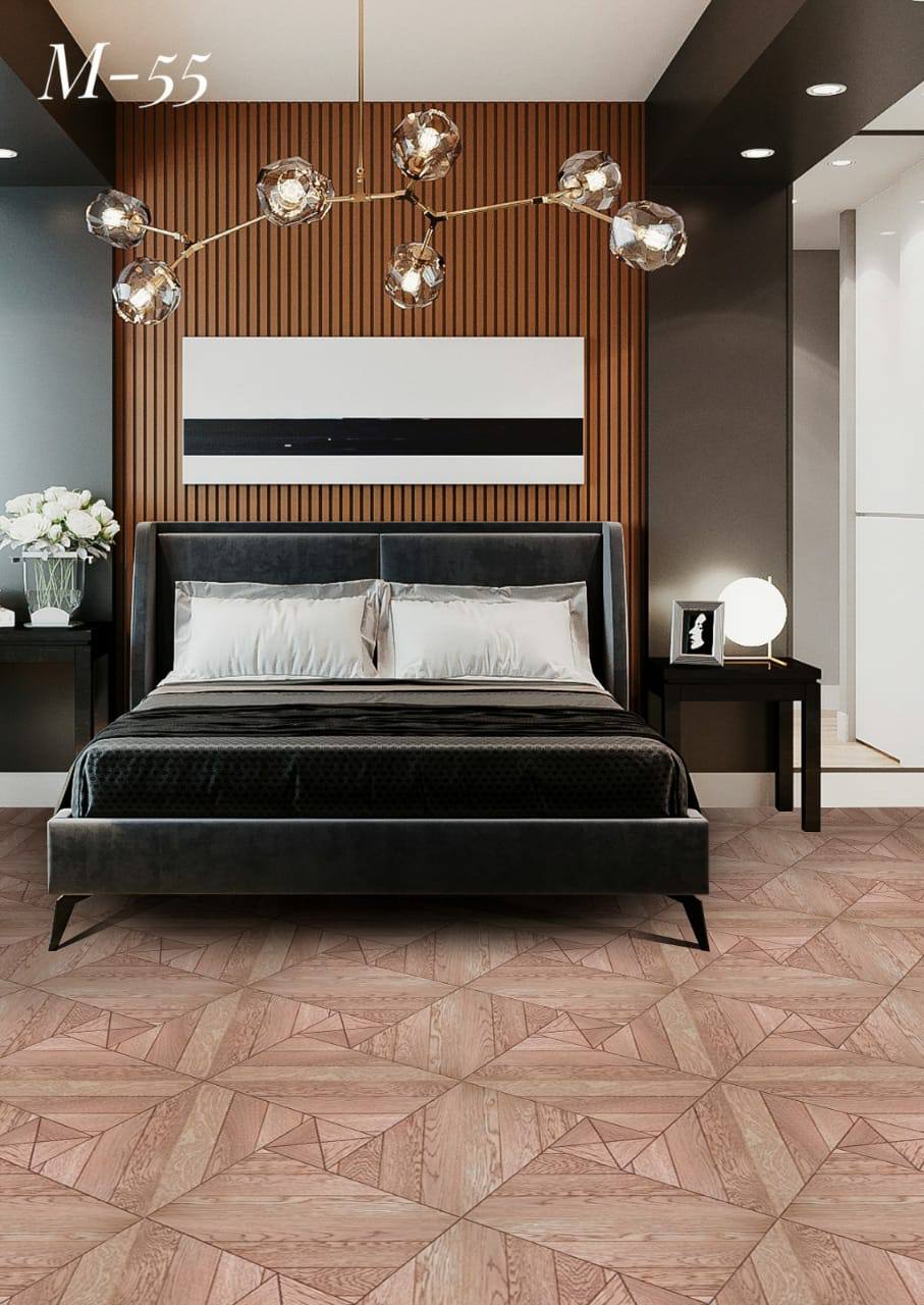 Модульный паркет М-55 Дуб, масло 520х520х15 мм