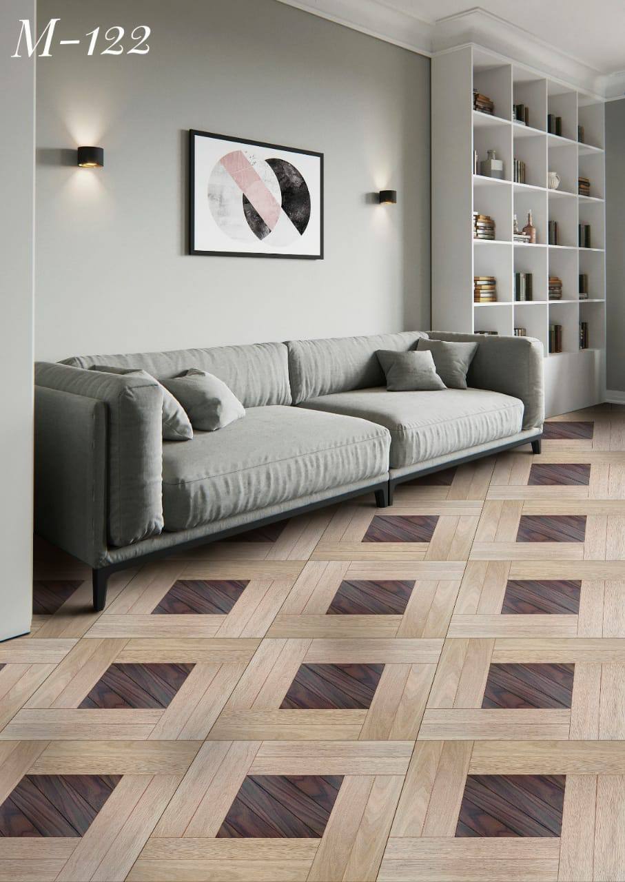 Модульный паркет М-122 Дуб, масло 520х520х15 мм