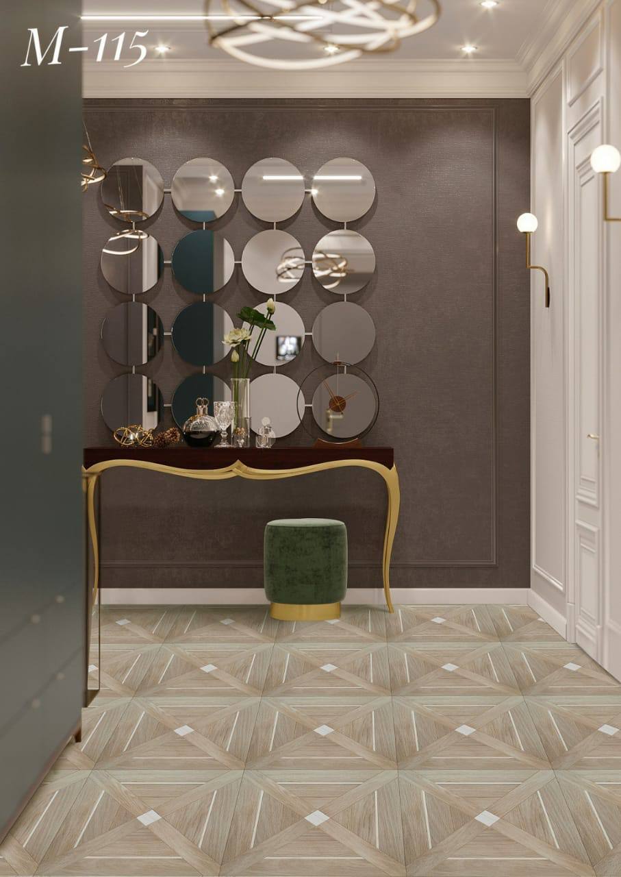 Модульный паркет М-115 Дуб, масло 520х520х15 мм