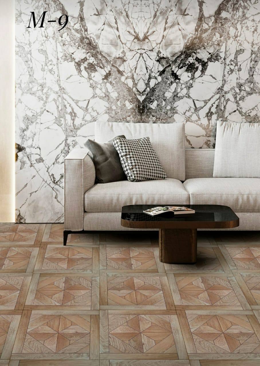 Модульный паркет М-9 Дуб, масло 520х520х15 мм