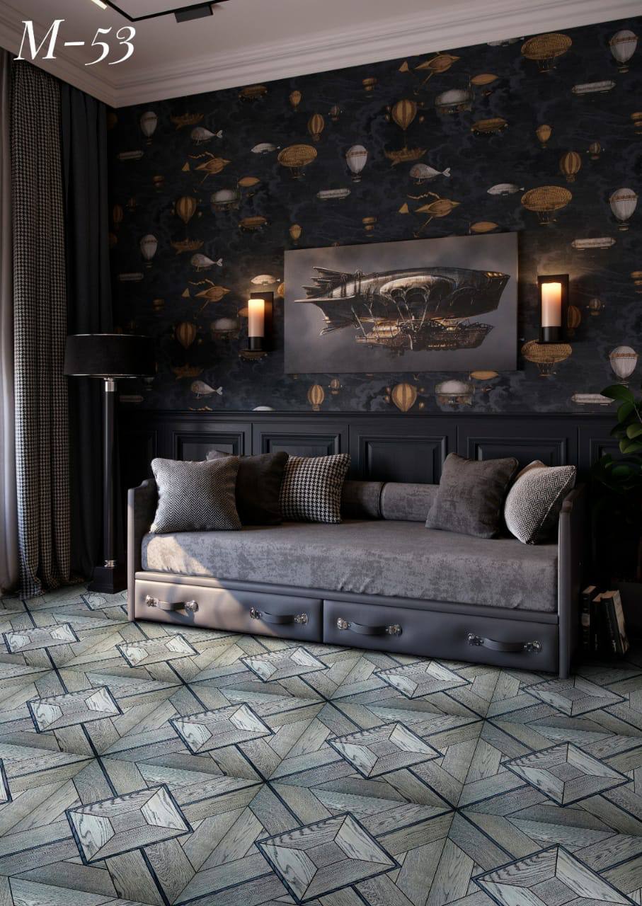 Модульный паркет М-53 Дуб, масло 520х520х15 мм