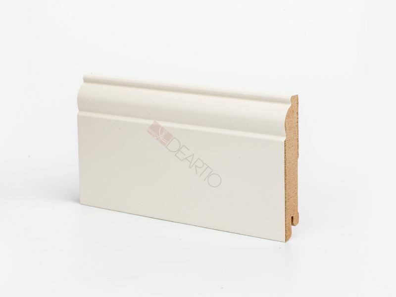 Плинтус МДФ Deartio Кремовый  U 104-100 9010 100х16х2050мм