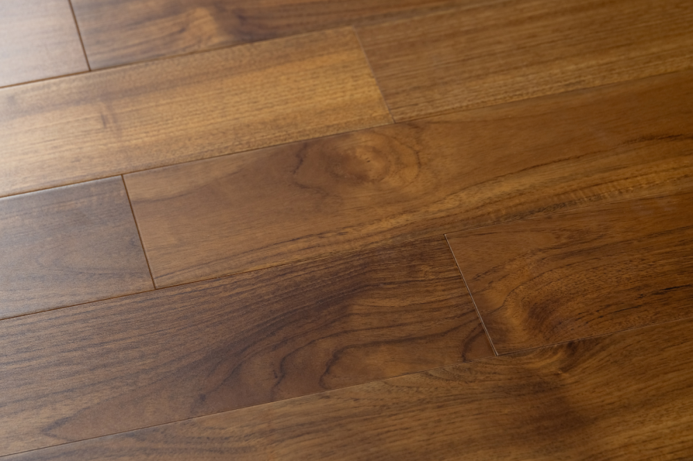 Инженерная доска Ekzofloor/Экзофлор  Тик лак 15х125х400-1200