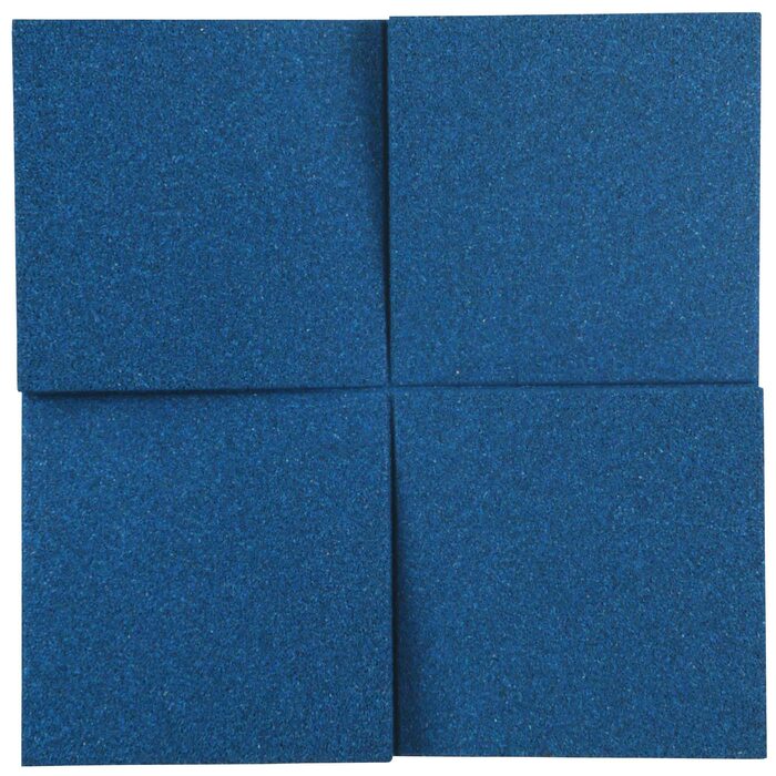 Стеновые панели пробка Cork Stone/Корк Стоун Квадро синий