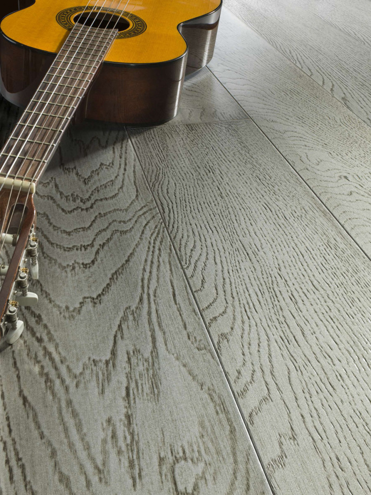 Инженерная доска Bassano Parquet Коллекция Archisound Дуб Polka браш, лак 2350х242х15/3,6 мм (Италия)