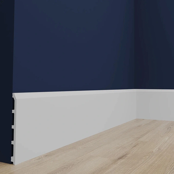 Плинтус полиуретановый Европласт 6.53.117 2000х185х15 мм