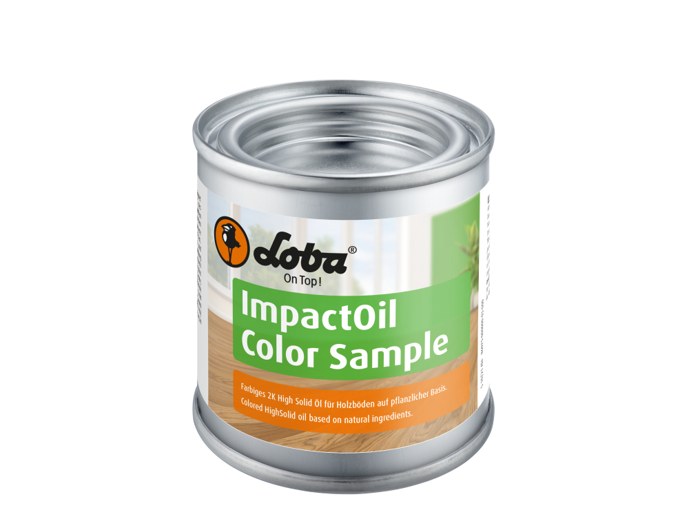 Масло цветное для пропитки древесины Loba 2K ImpactOil Color Белое (100 мл)