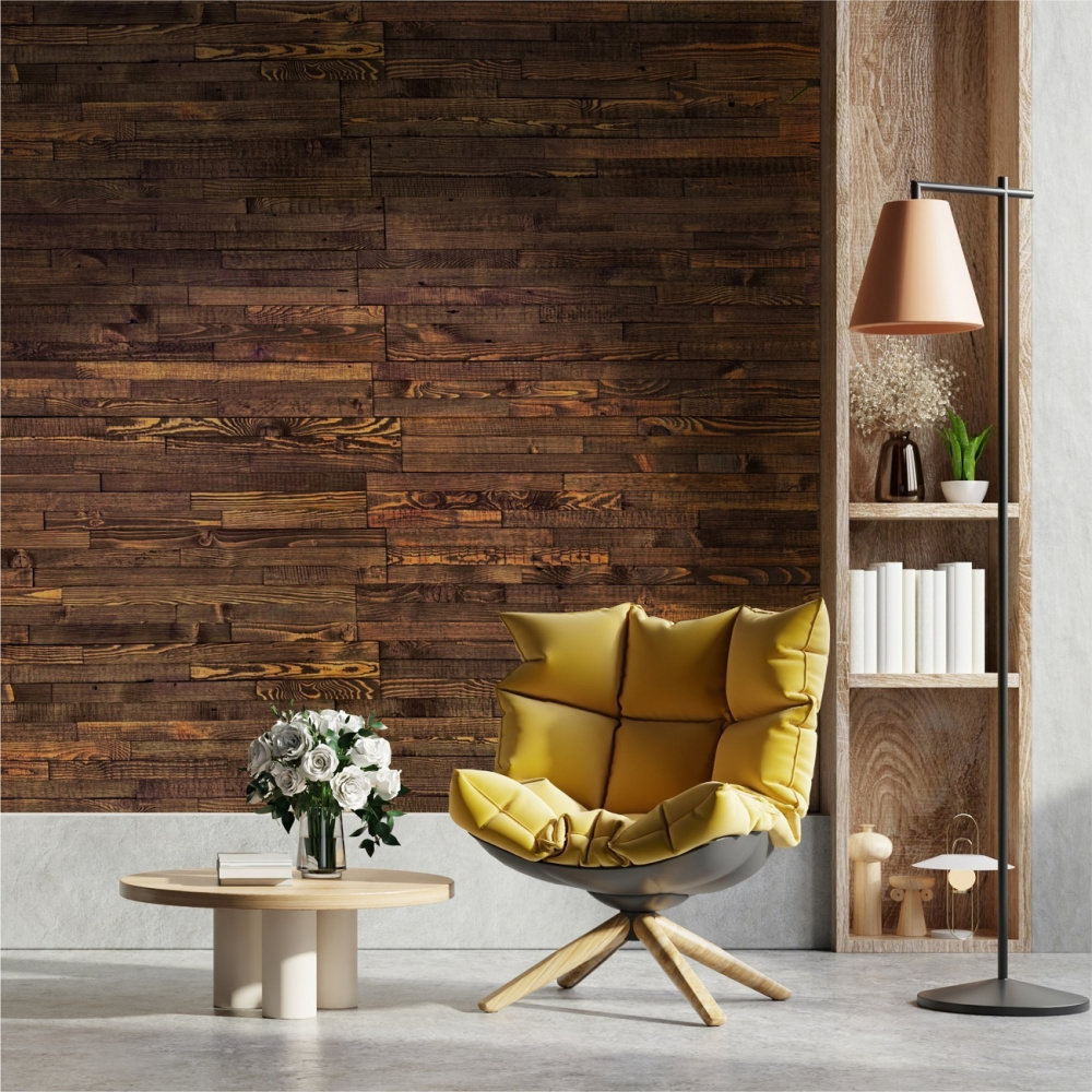 Двухслойная стеновая панель ArtBarnWood/АртВарнВуд TriPL/ПЛe Карамель