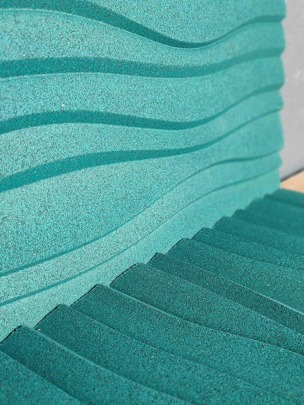 Стеновые панели пробка Cork Stone Дюна синий