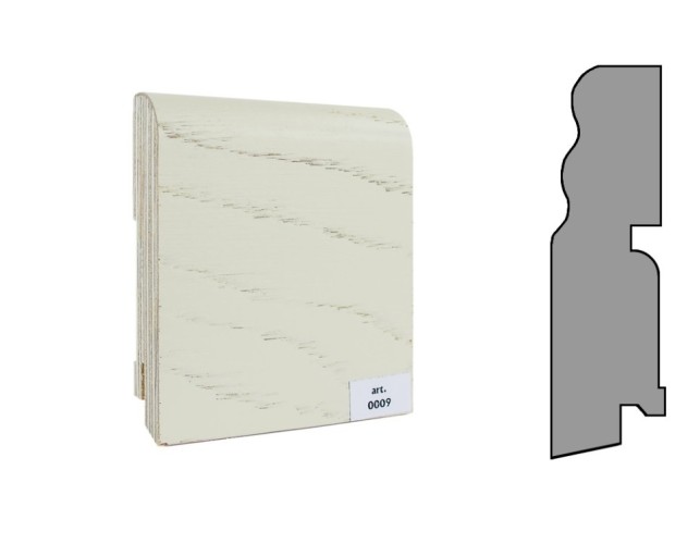 Плинтус шпонированный фигурный Finitura/Финитура  120х30х2400мм арт.009