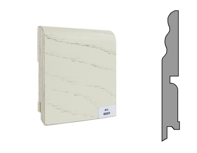 Плинтус шпонированный фигурный Finitura  120х15х2400мм арт.009