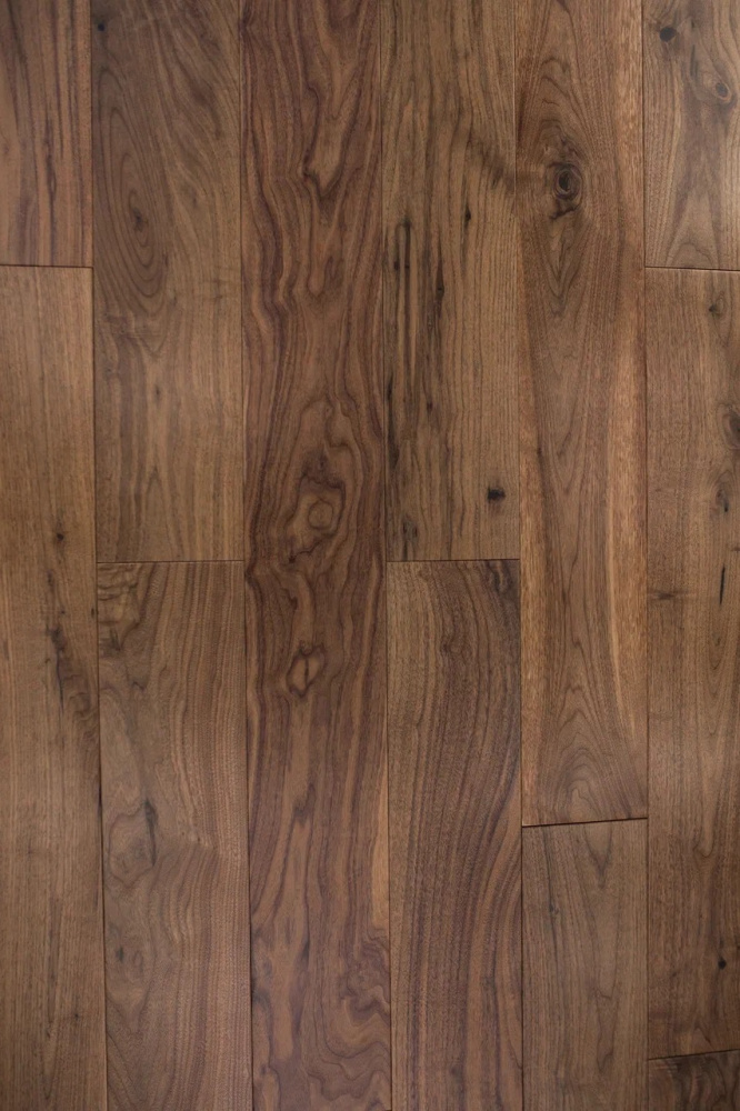 Инженерная доска Орех американский Натур лак 400-1500х150х14/3 мм (2,52 м2/упак)