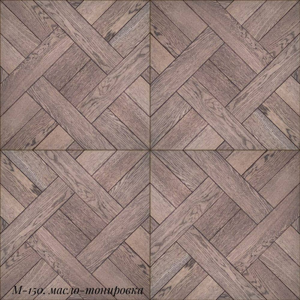 Модульный паркет М-150 Дуб, масло 520х520х15 мм