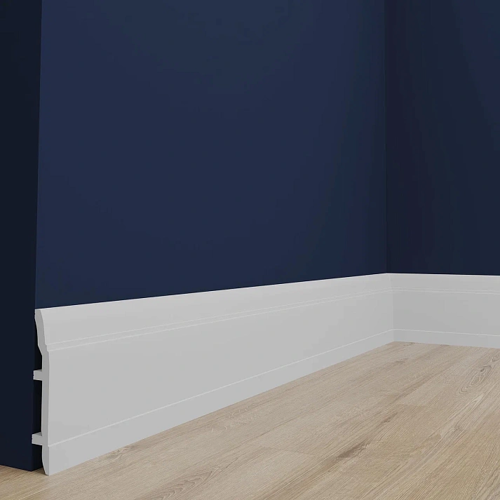 Плинтус полиуретановый Европласт 6.53.102 2000х150х22 мм