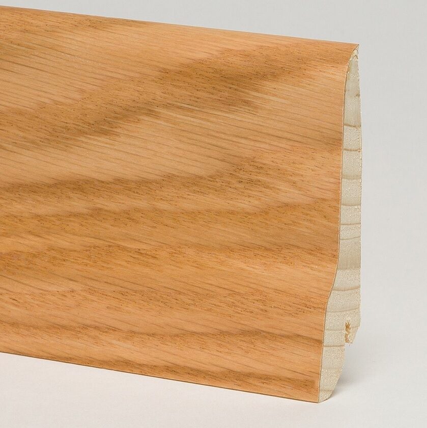 Плинтус шпонированный Pedross Дуб красный 80х20х2500мм