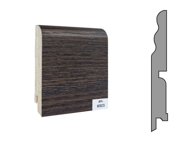 Плинтус шпонированный фигурный Finitura/Финитура  120х15х2400мм арт.023