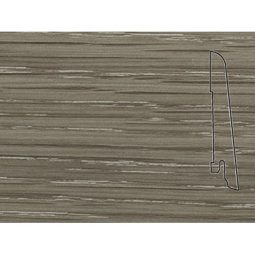 Плинтус шпонированный Pedross Дуб капуччино 80х16х2500мм