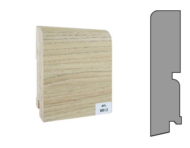 Плинтус шпонированный Finitura  120х30х2400мм арт.012