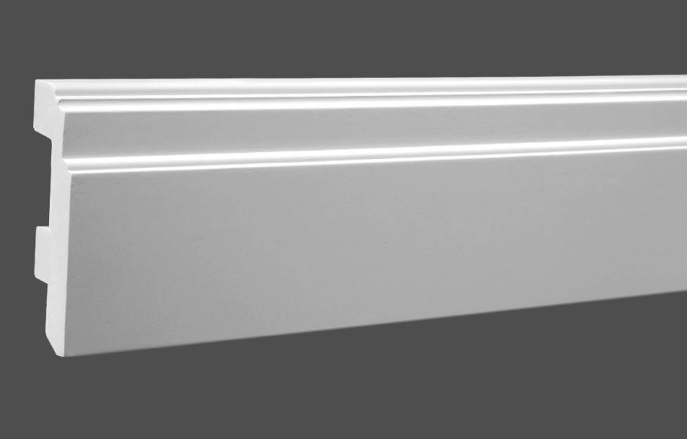 Плинтус полиуретановый Европласт 6.53.101 2000х110х27 мм