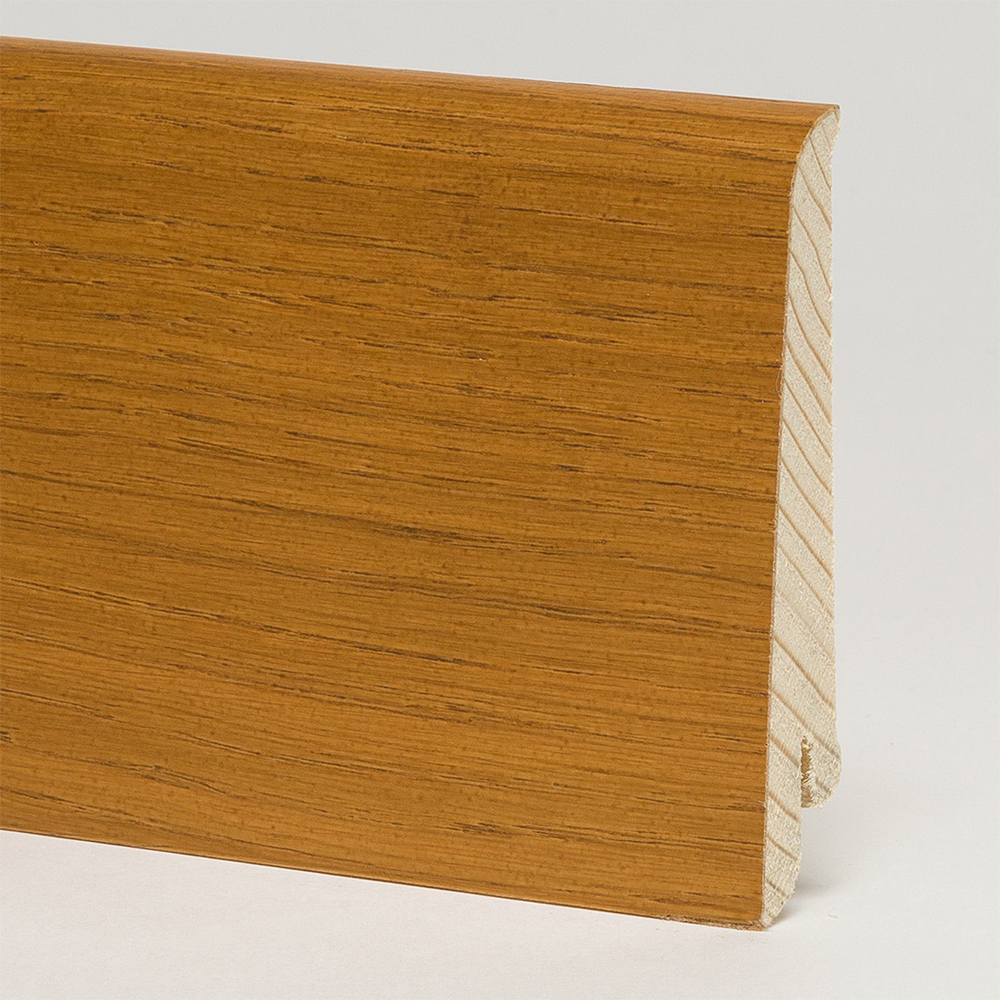 Плинтус шпонированный Pedross Дуб эстрелла 80х16х2500мм