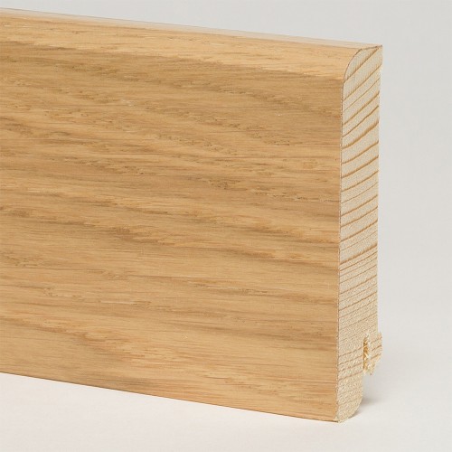 Плинтус шпонированный Pedross Дуб беленый 80х18х2500мм