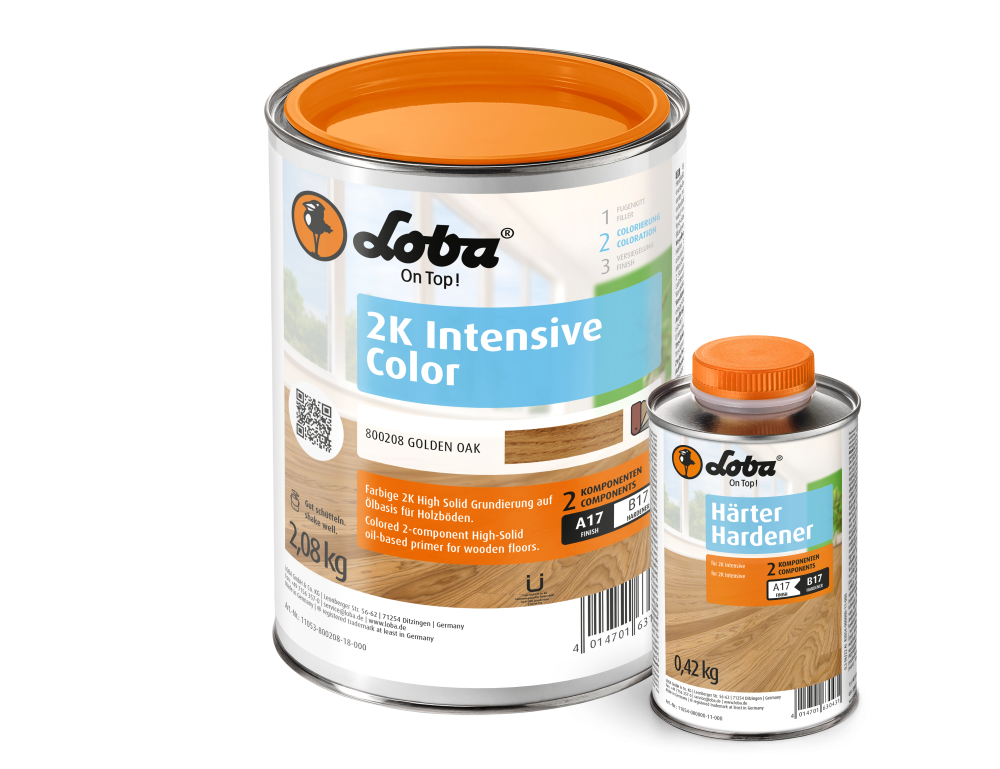 Грунтовка Loba/Лоба HS 2k IntensiveColor AT Цвет: golden oak (2,5 л)