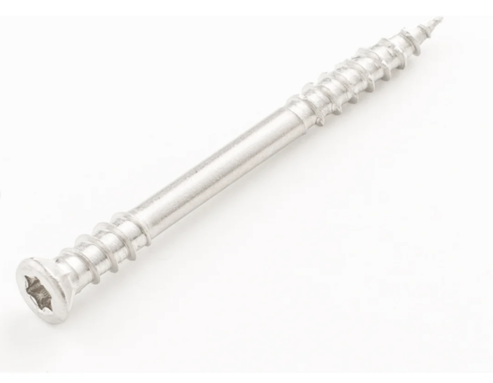 Саморез Гвозdeck HR Для террасной доски потайной 5,0*70 Нерж. Сталь А2 Torx20 Упаковка 100 шт