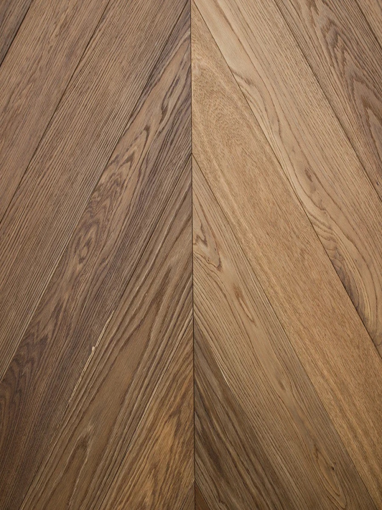 Инженерная доска Французская елка Дуб Прайм Smoked лак 785х125х14/3 мм (1,57 м2/упак)