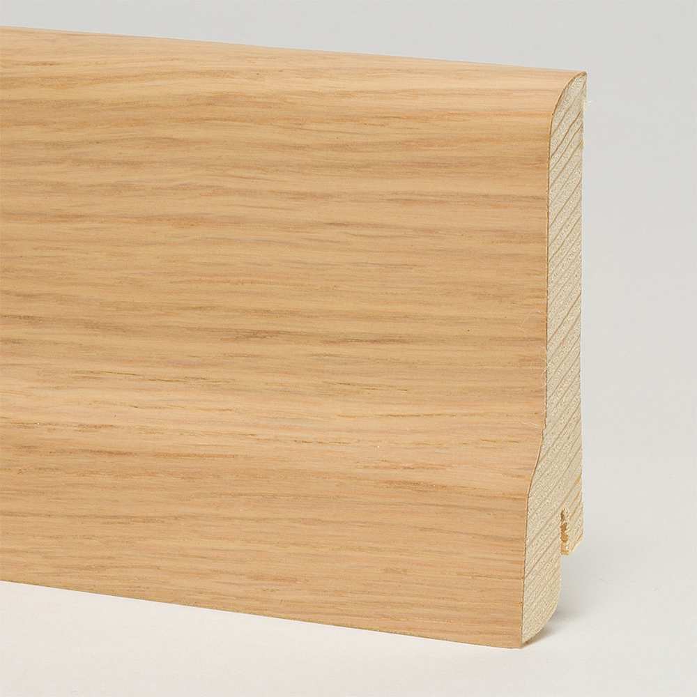 Плинтус шпонированный Pedross Дуб беленый 80х20х2500мм