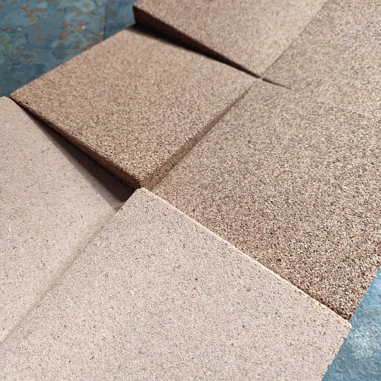 Стеновые панели пробка Cork Stone Квадро красный