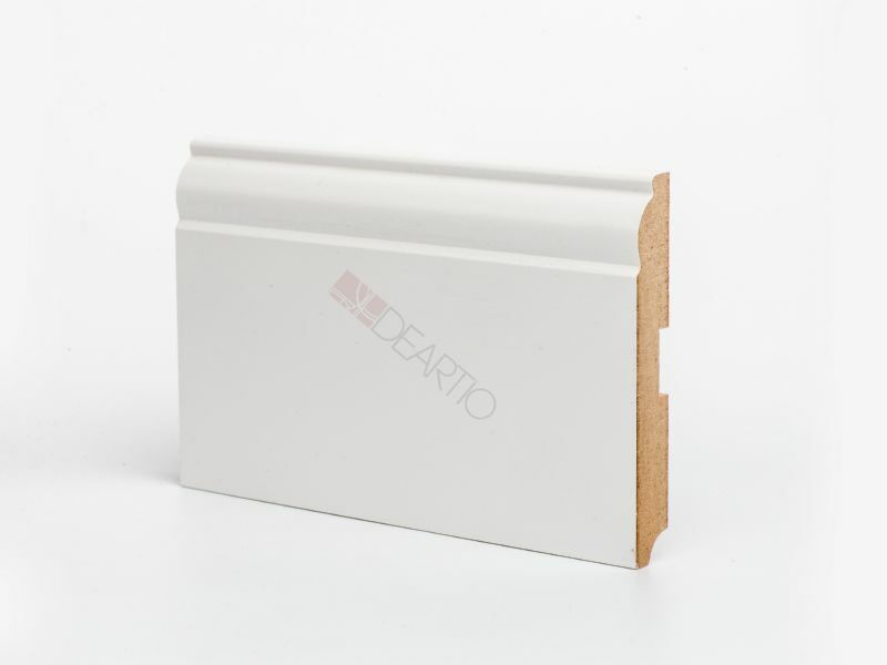 Плинтус МДФ Deartio Белый  U 104-120 120х16х2050мм