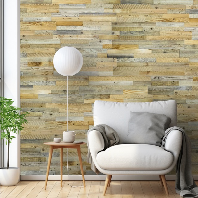 Двухслойная стеновая панель ArtBarnWood/АртВарнВуд Amber Light