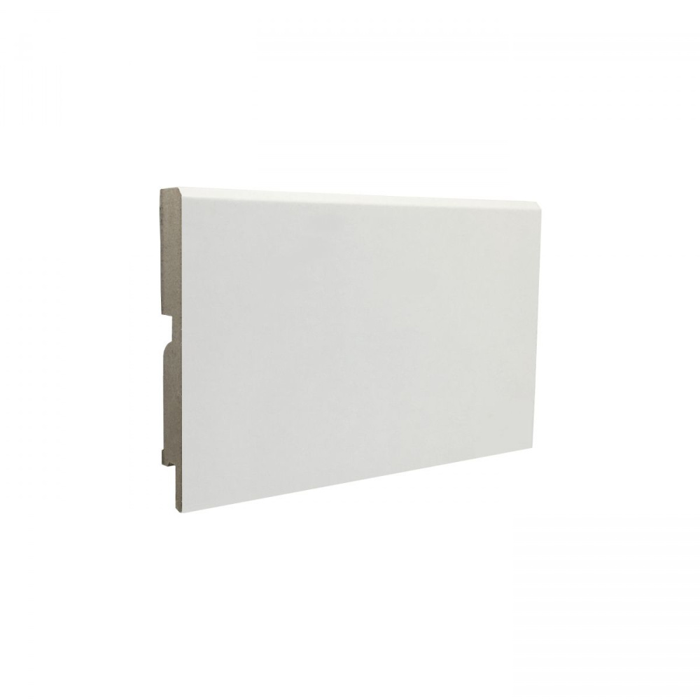 Плинтус ламинированный Finitura Белый 100х16х2400