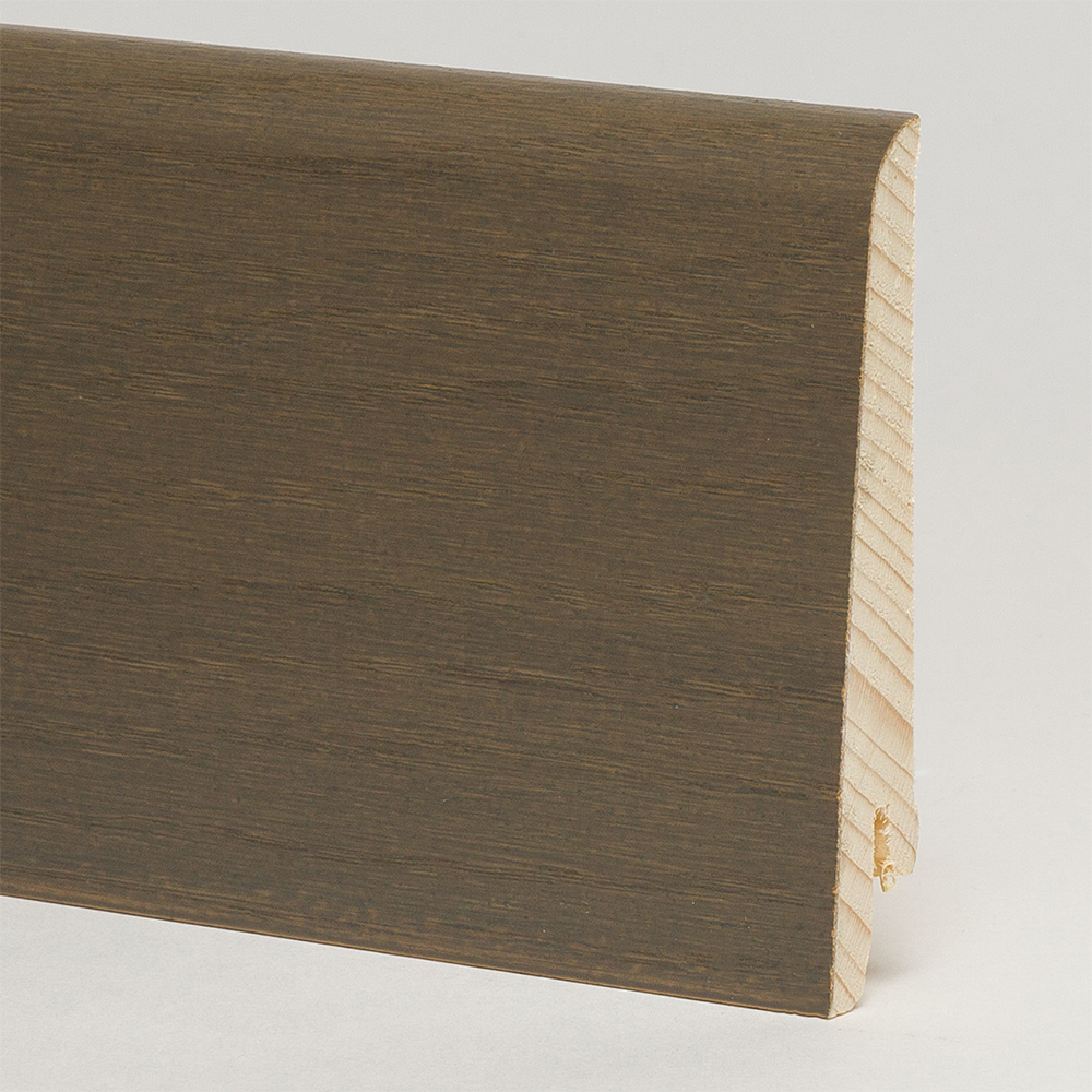 Плинтус шпонированный Pedross/Педрос Дуб грей 80х16х2500мм