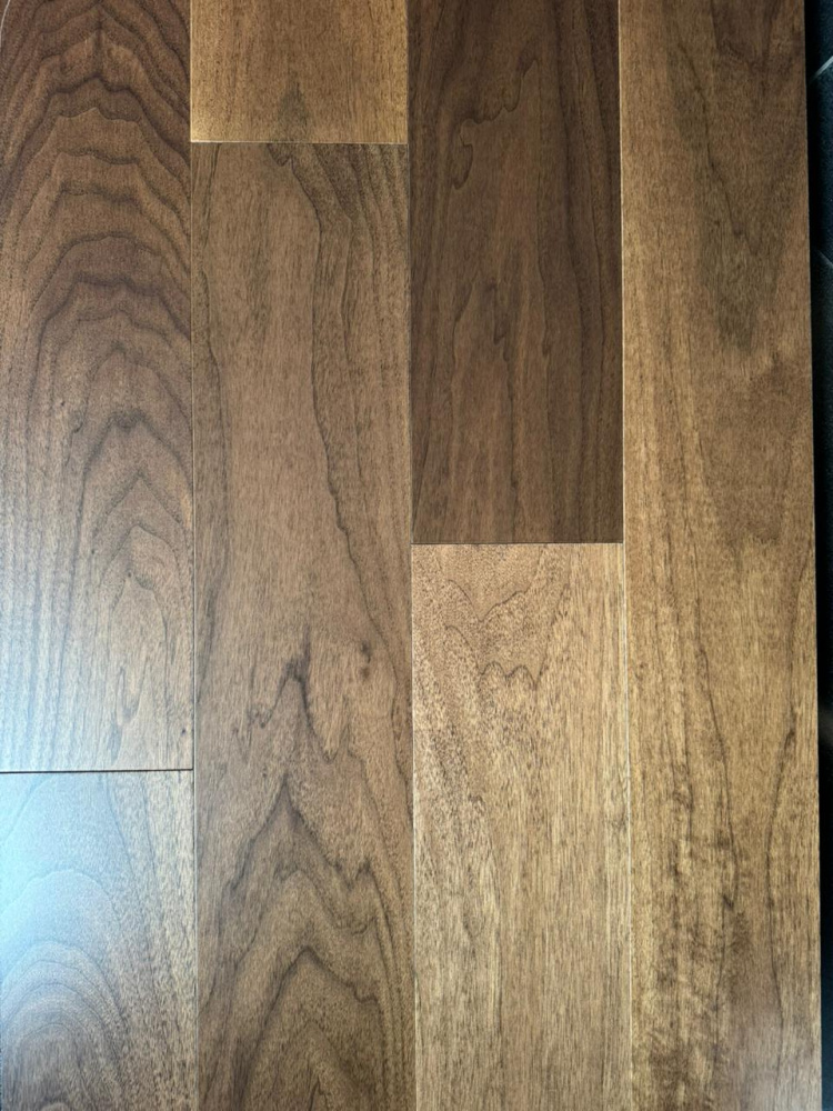 Инженерная доска  Орех американский Натур (тон) 1900х190х14/3 мм