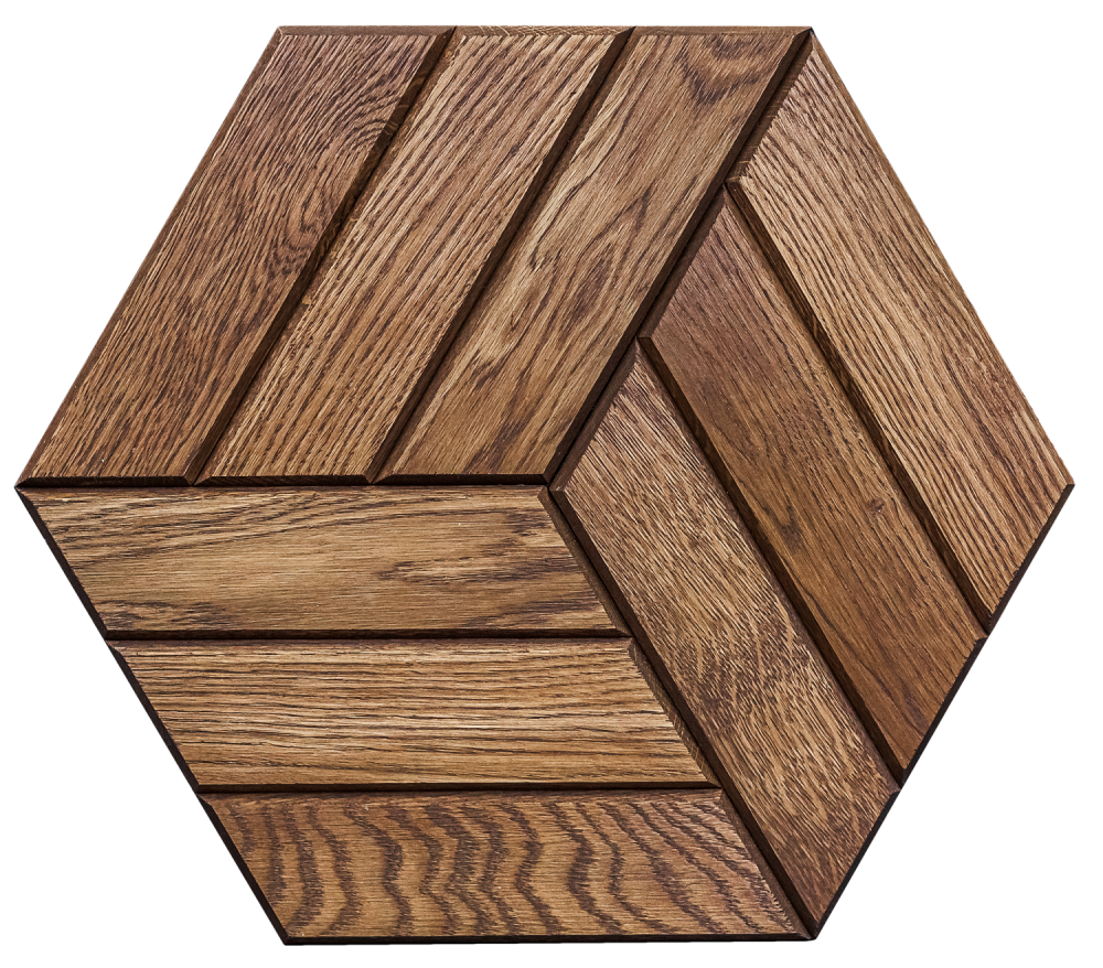 Стеновая панель Tarsi/Тарси Куба Мокко 180х210 мм Дуб/брашированный/масло