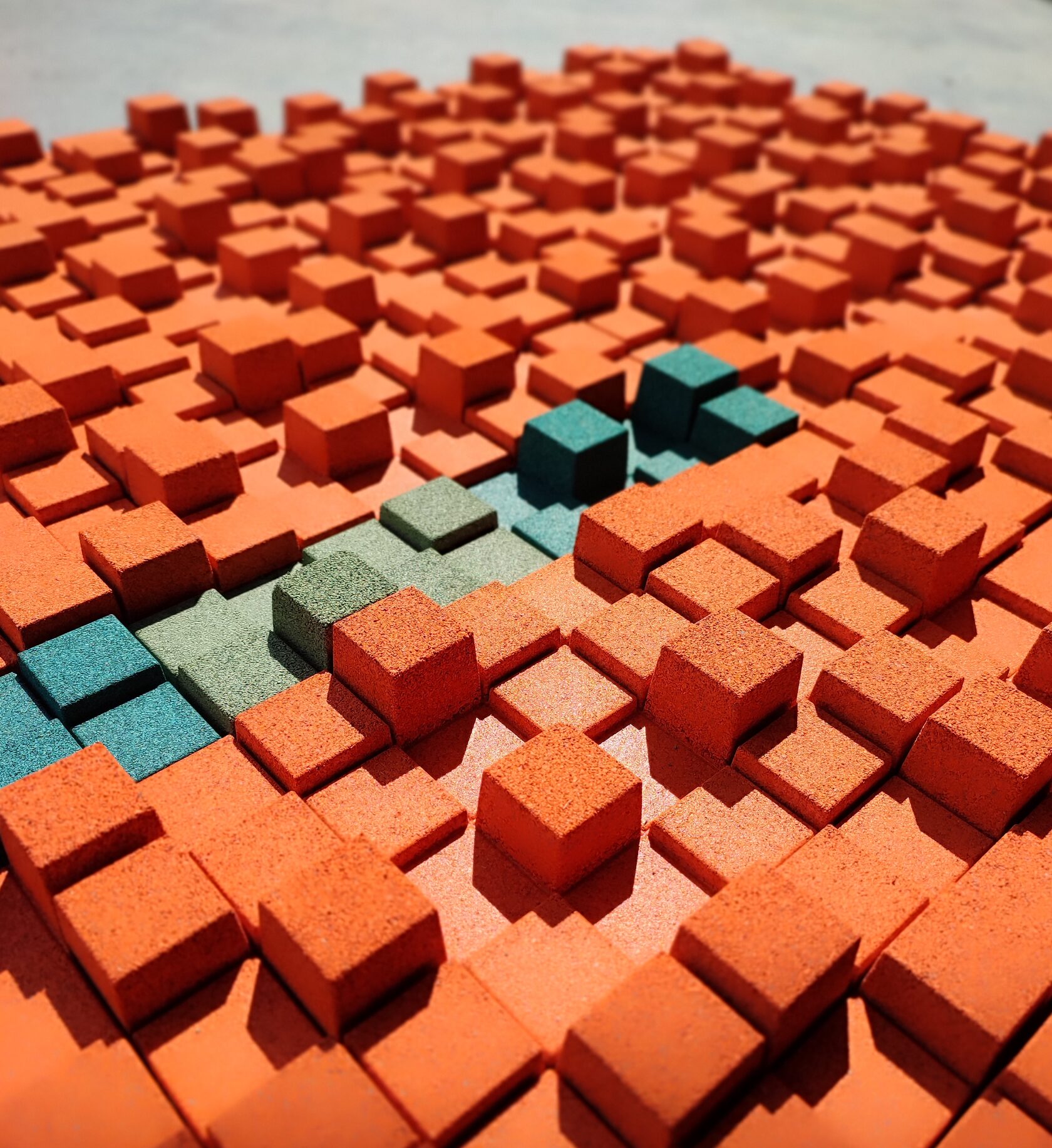 Стеновые панели пробка Cork Stone Силенсио синий