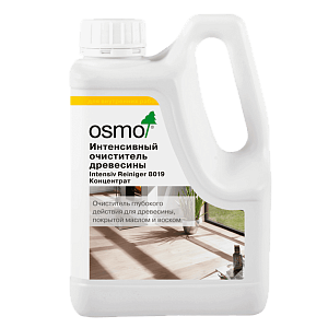 Интенсивный очиститель для древесины OSMO Intensiv-Reiniger для внутренних и наружных работ 8019 Бесцветный 1 л