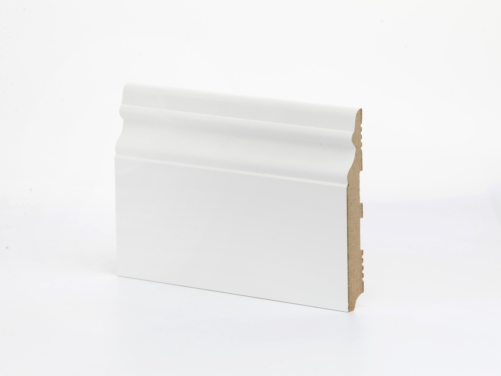 Плинтус МДФ Deartio Белый К-24 127х16х2050