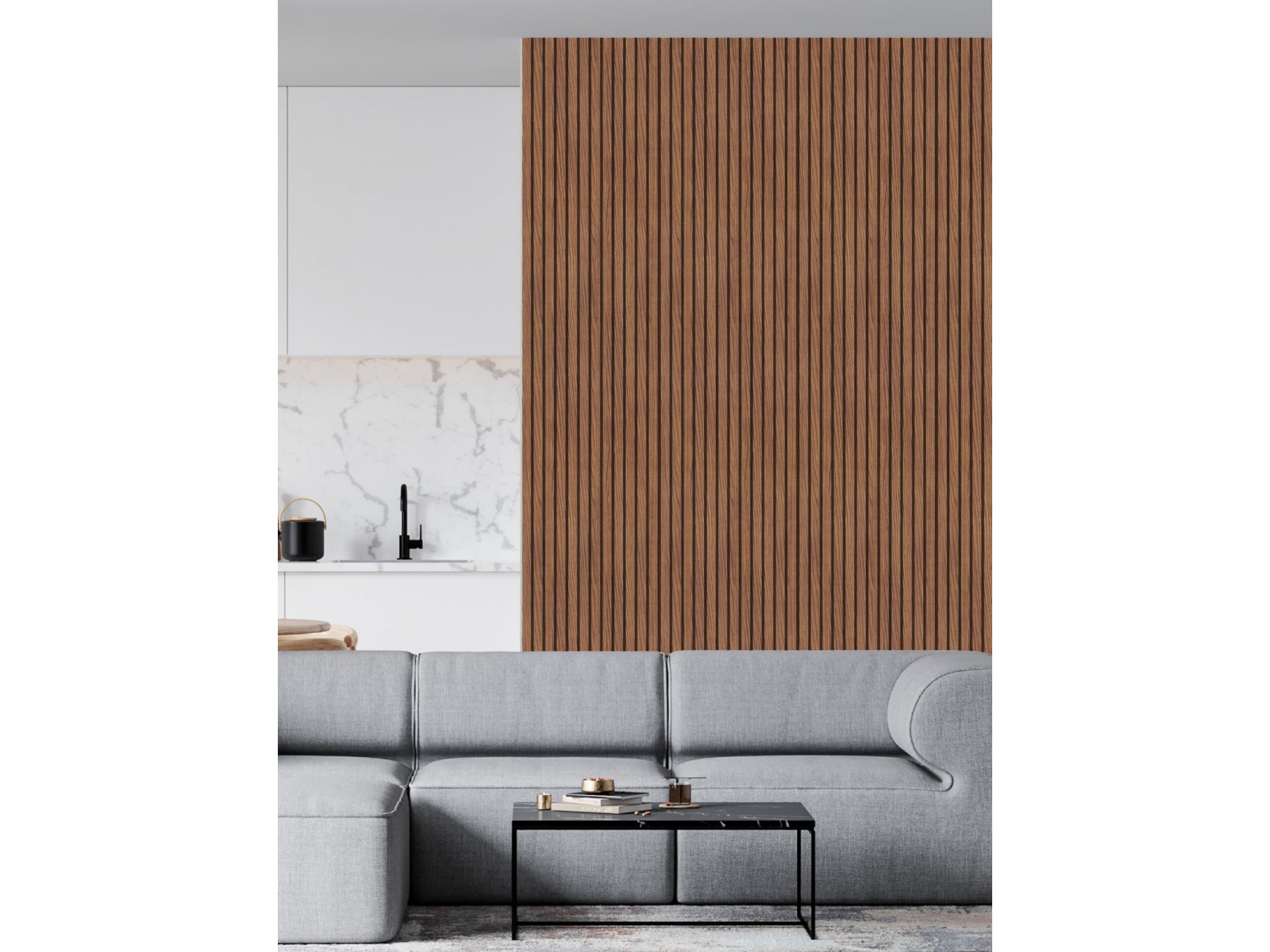 Стеновая панель Hiwood LV124 BR396 2700х120х12 мм