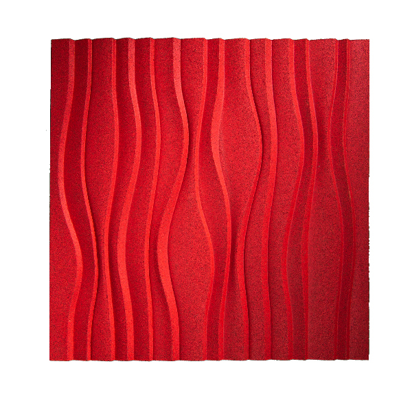 Стеновые панели пробка Cork Stone/Корк Стоун Дюна красный