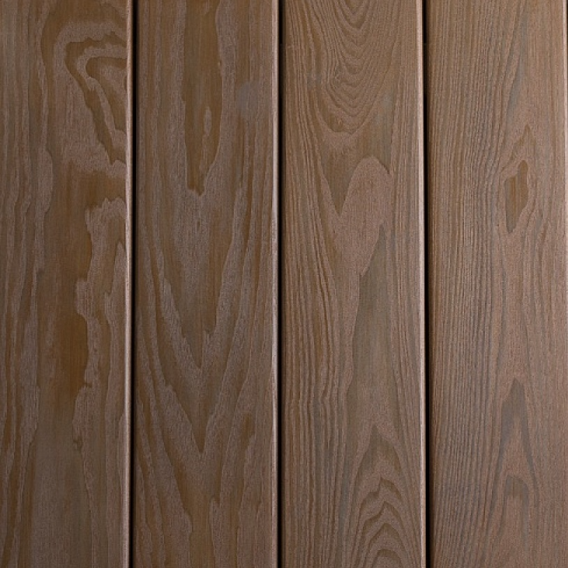 Террасная доска Termo Wood термоясень сорт Экстра 800-3000х120х40 защитное покрытие Kreidezeit