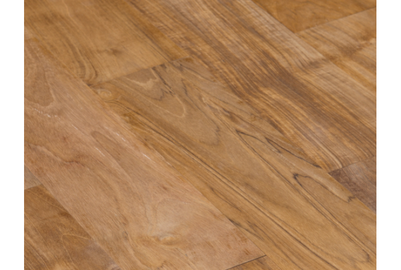 Террасная доска Ekzofloor Тик Экстра, без покрытия 19х125х1200-2400