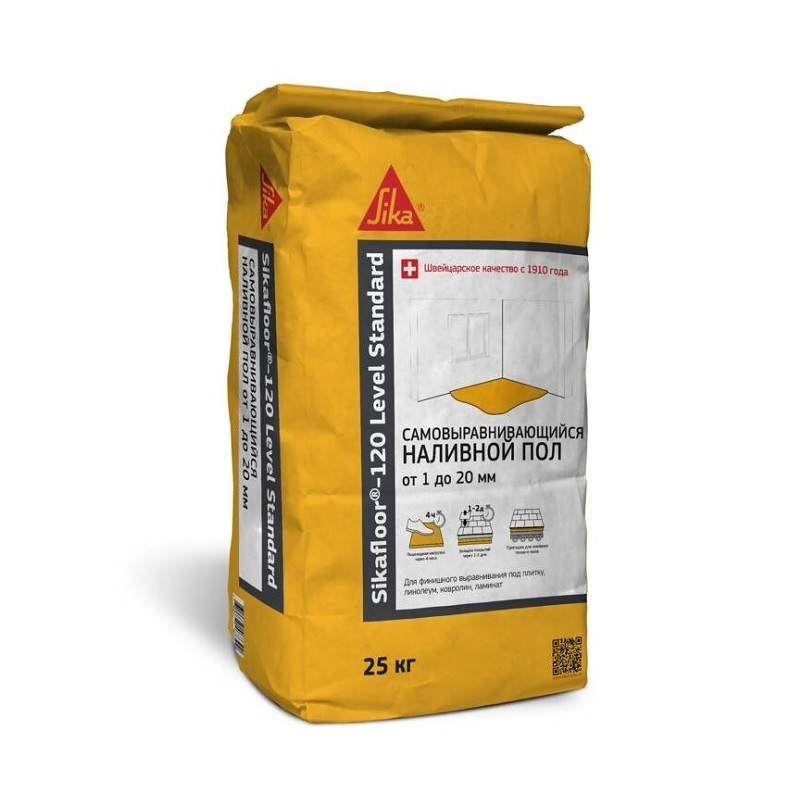 Смесь для выравнивания основания Sikafloor Level-120 Standart (25 кг)