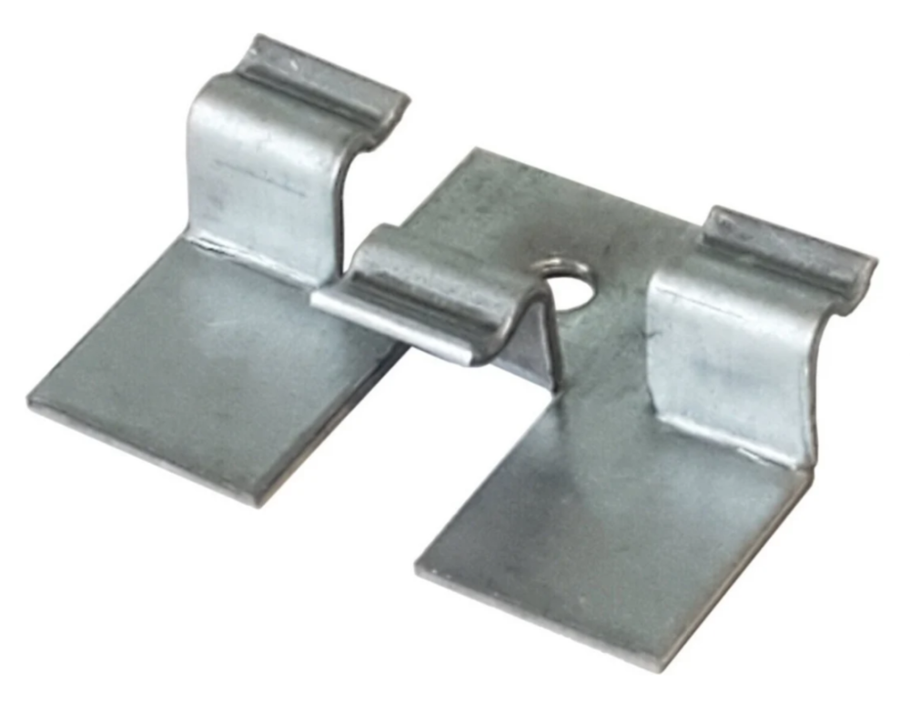 Крепеж Гвозdeck Клипса для ДПК №6, цинк, цвет серебро упаковка 40шт