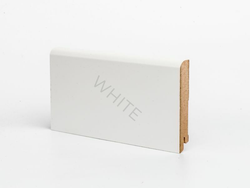Плинтус МДФ Deartio Белый под покраску W 02-100 100х16х2050мм