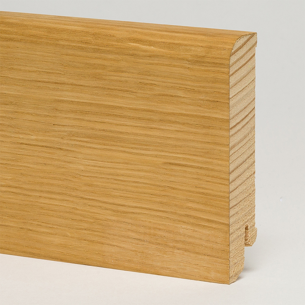 Плинтус шпонированный Pedross Дуб под маслом 80х18х2500мм